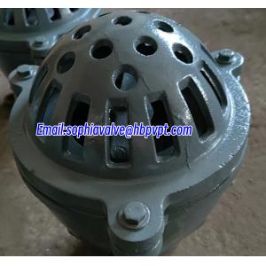 China GG20 BS21 cast iron resilient seal foot valve on sale