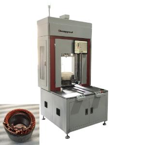 Quality Servo Control Motor Flat Wire Winding Machine Three Wheeler Stator Line 50KN for sale