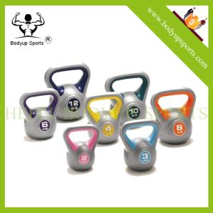 Quality Plastic Fitness Equipment Kettlebells Adjustable Sand Cement Kettlebell for sale