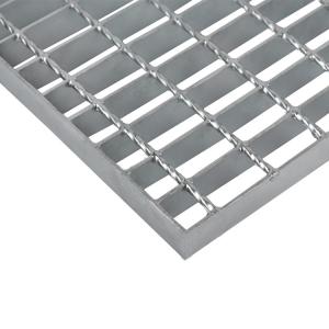 China Hot Dipped Galvanized Serrated Carbon Steel Bar Grating 30*100 Mesh Hole on sale