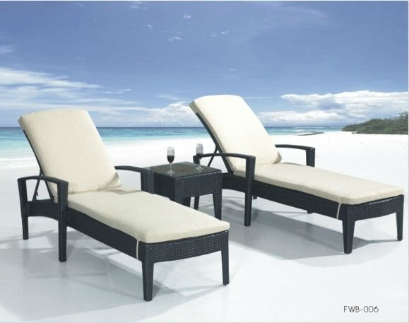 Buy Double garden sun lounger chaise lounge garden chair at wholesale prices