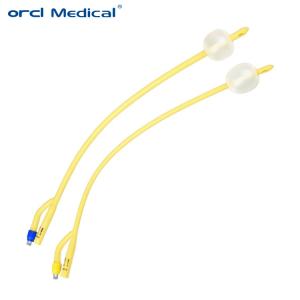 2 Way Latex Foley Catheter Silicone Coated Customized Free Sample