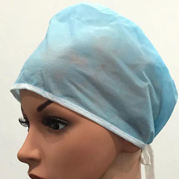Impregnated Nonwoven Disposable Hair Net Cap For Nurse And Doctor