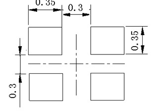 TRI-COLOR 0404 SMD LED,1.0X1.0X0.55MM, SUPER BRIGHT LED,LOW POWER LED,20MA CURRENT,LOW VOLTAGE