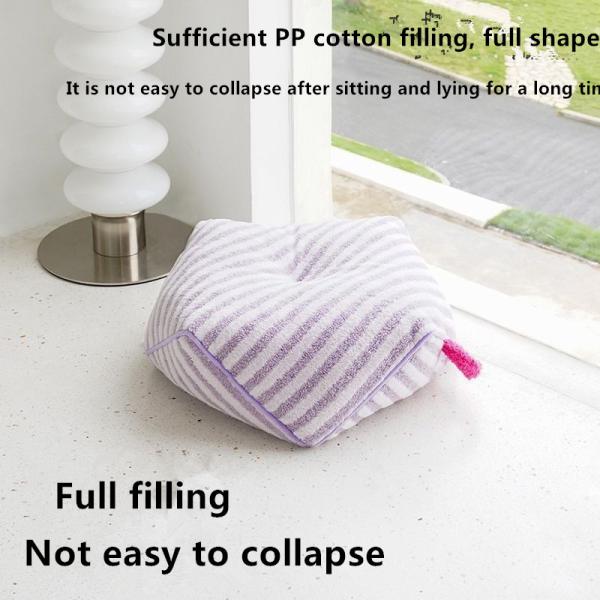 Autumn Winter Striped Dog Sofa Bed Removable Washable Pet House Soft Cushion