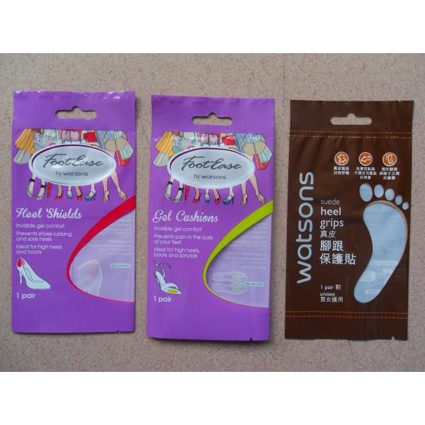 Insole packaged waterproof custom printed plastic bag