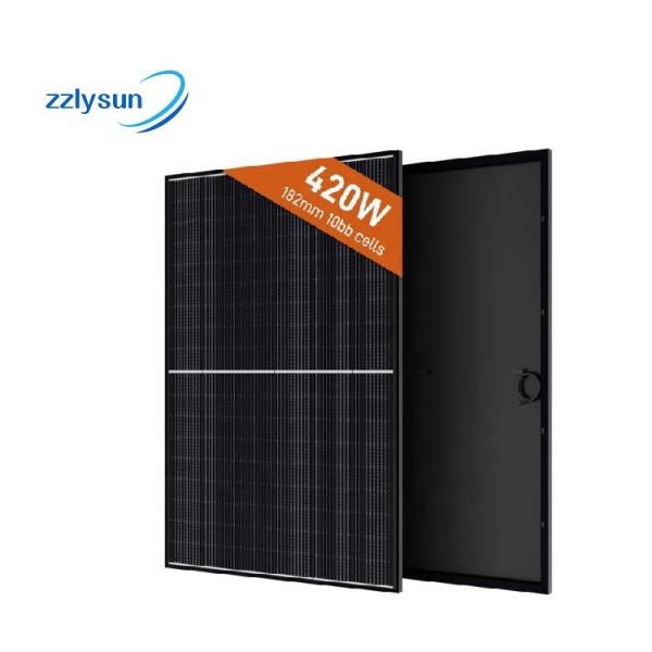 High efficient mono photovoltaic half cut solar panels solar power module all