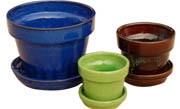 Buy Indoor Ceramic Pots, Implantation Pots GW2257 Set 3 at wholesale prices