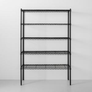 5 Layer Home Wire Shelving With Leveling Feet Height Adjustable