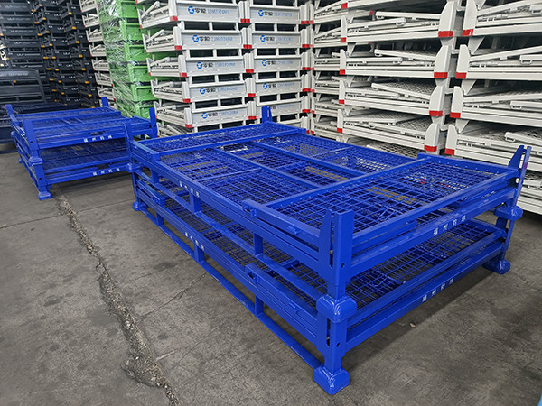 Buy Warehouse Heavy Duty Metal Pallet Cage With 1000kg Load Capacity at wholesale prices