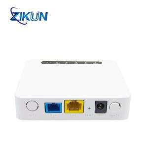 Quality Fiber Optic GPON ONU 1GE DUAL MODE Zikun FTTH ONT GPON System for sale