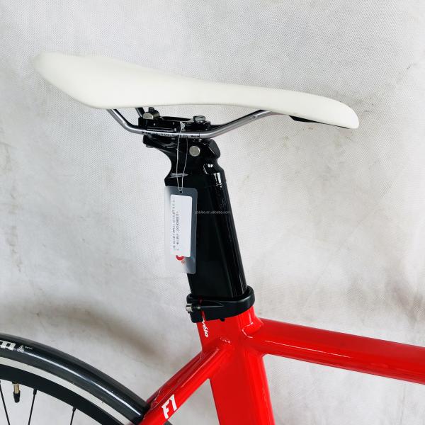 12KG 700C Single Speed Track Aluminum Frame Fixed Gear Bike with Carbon Fiber Fork