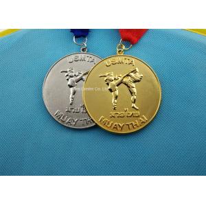 Gymnastics Metal Die Cast Medals , Zinc Alloy Custom Gold Medals
