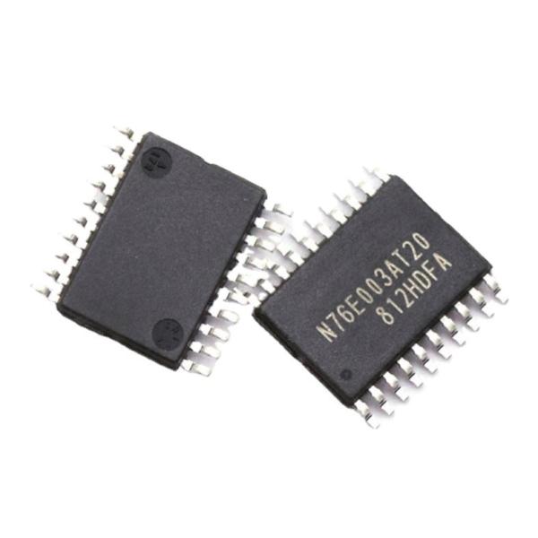 N76E003 N76E003A N76E003AT20 IC MCU 8BIT 18KB FLASH 20TSSOP Electronic