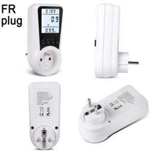 Digital Wattmeter AC Power Meter 220V LCD energy meter power Monitor EU Plug