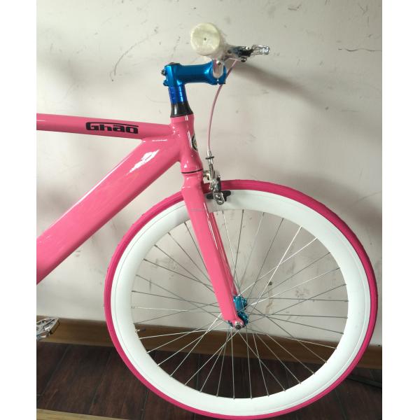 ODM Logo OEM Color 700C Single Speed Track Bike with Lightweight Aluminum Frame and Fork