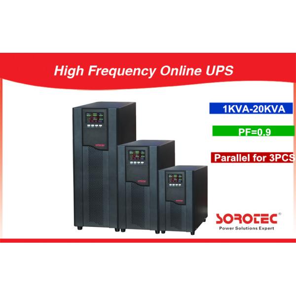 Battery inside High Frequency Online UPS , high power uninteruptible power supply