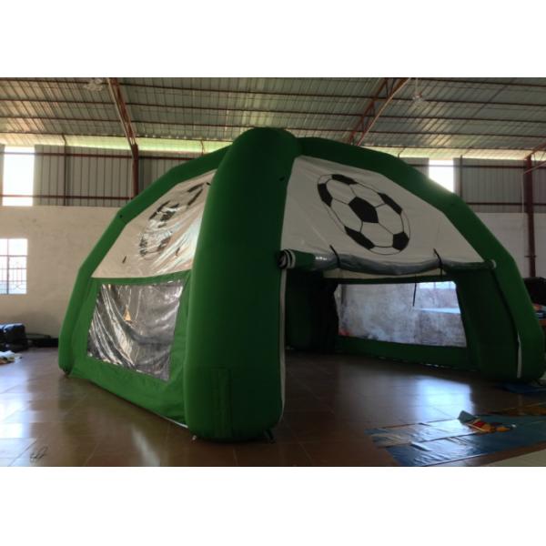 Buy Green Footable Inflatable Event Tent Digitally Printed Wind Resistant Safe Nontoxic at wholesale prices