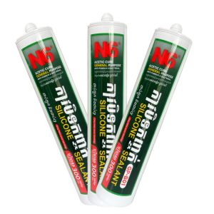 China Acid Silicone Sealant sealing glass edges windows doors ceramic tiles  aluminum frames on sale