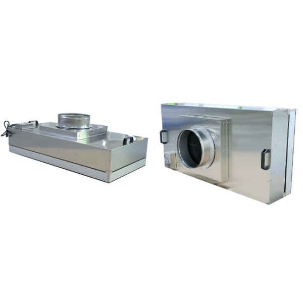 YANING FFU Fan Filter Unit Powder Coated Steel Material for Cleanroom Ceiling HEPA Filter System