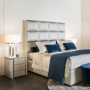 Ornate 450mm Modern Drawer Nightstand 0.55m Contemporary Side Table Bedroom