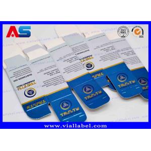 Small Glass Bottles 10ml Vial Storage Box Printing Hologram Foil With Label ,