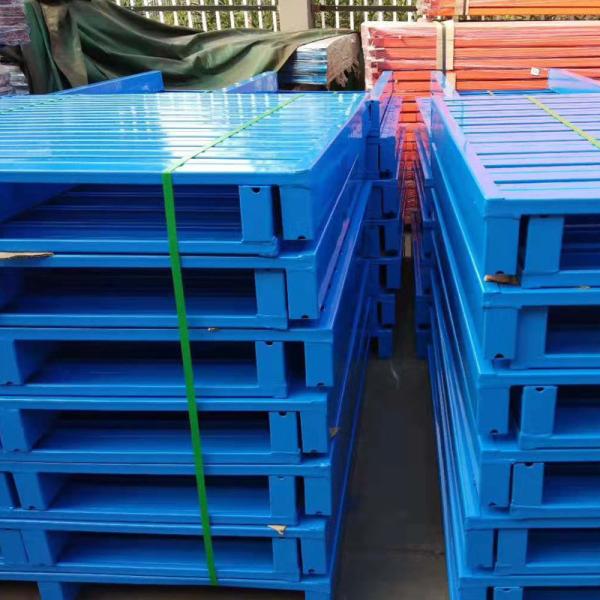 2 Way Entry Type Warehouse Steel Pallet Hot Dip Galvanized Heavy Duty metal pallet