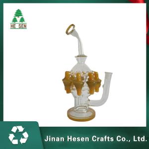 HESEN 28cm Borosilicate Smoking Water Pipe