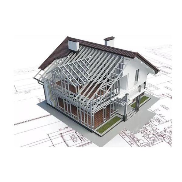 Tiny Ready Made Light Steel Prefab House With Garage For Worker Labor Camp