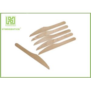 Natural Wood Color Eco Friendly Cutlery Wooden Disposable Utensils For Single