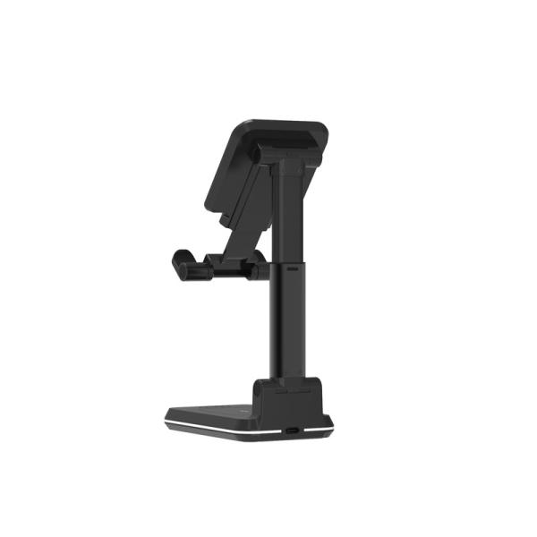 Mobile Stands Phone Holder Desktop Wireless Charger Aluminium Alloy ABS