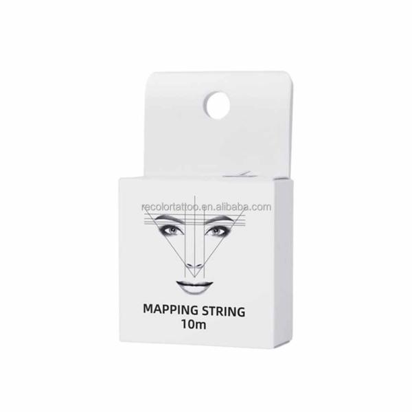 Buy Private Label 10m Disposable Microblading Pre-Inked Tattoo Mapping String Eyebrow Marker Thread for Eyebrow Tattoo Brows at wholesale prices