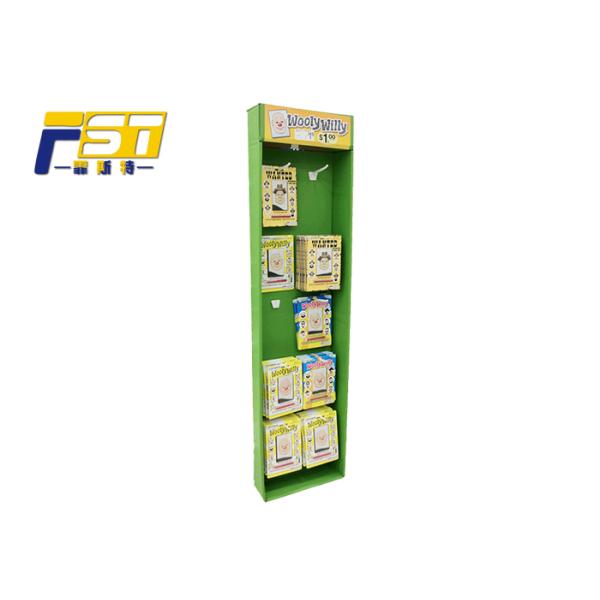 Cardboard Paper Side Wing Display , Light Duty CMYK Printing Wing Rack Display