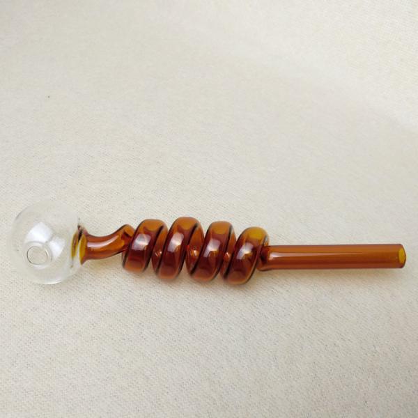 14cm Length 30mm Diameter Ball Balancer Perc Glass Water Pipe Lightweight