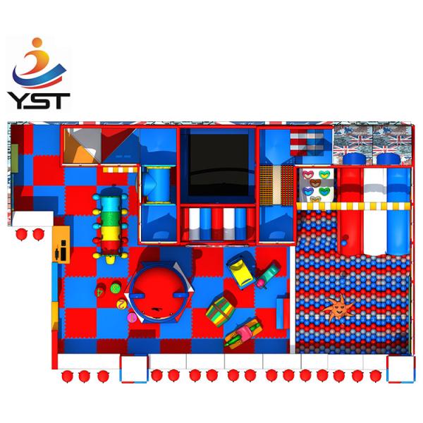 Professional Soft Indoor Playground Equipment YST1804 - 15 For Amusement Park