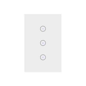 Type 120 US Standard Wifi Touch Switch 3 Gang With Timing Schedule