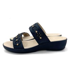 Rubber Sole Material Pink Flat Sandals Women Fashionable For Casual Occasions