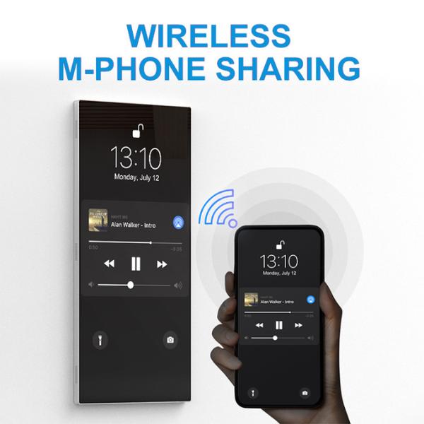 65" Interactive Fitness Touch Screen Workout Mirror LCD Display With Virtual Trainer