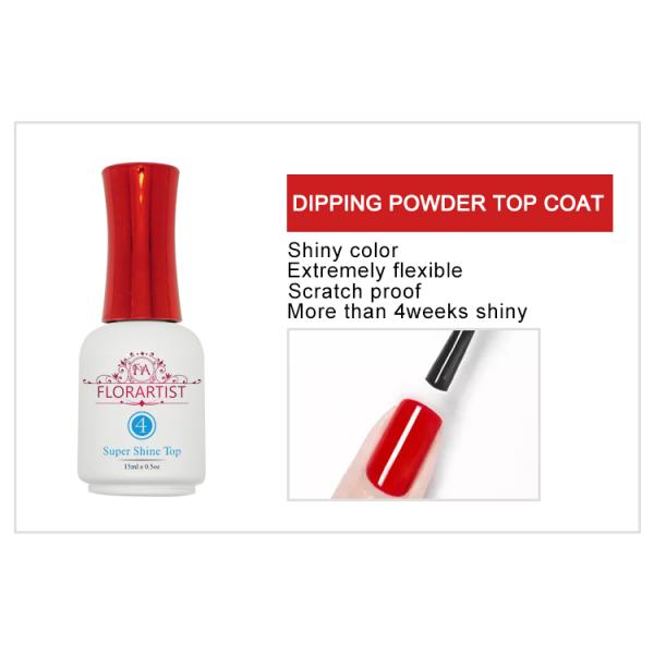 2023 Spring Dip Powder Top Coat 15 ml Private Label Quick Dry Odor Free Dip Powder Base Coat Dip Nail Liquids