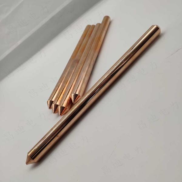 Buy 4 Feet Pure Copper Solid Earthing Rod Electroplated 4ft at wholesale prices