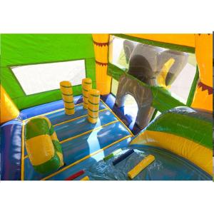 Elephant Bouncer House Inflatable Castle Gasoline Resistant Leak Proof