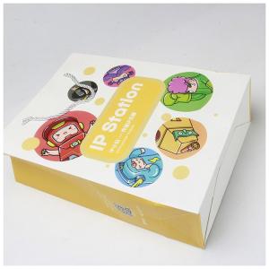 Pantone Printed Gift Paper Carrier Bags With Nylon Handles UV Coating