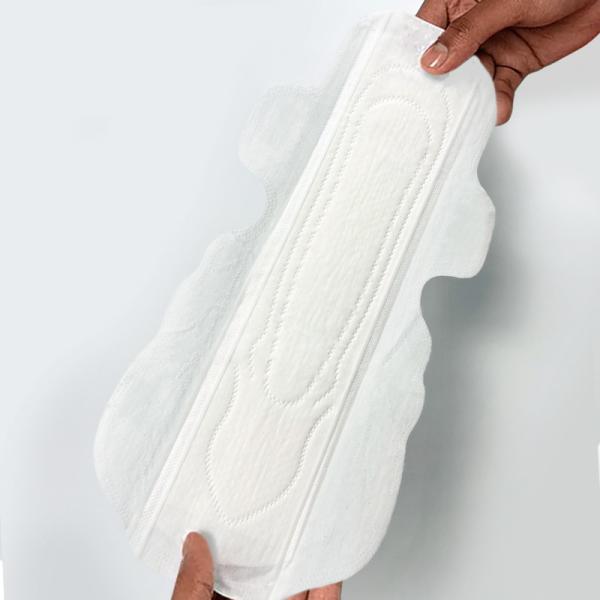 Comfortable Breathable Day Night Sanitary Napkin With Cotton Cover 6-10.5g