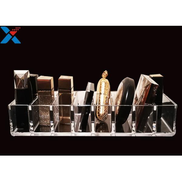 Clear Acrylic Makeup Organiser Display Box For Blush / Powder Foundation
