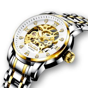 5ATM Waterproof Original Automatic Mechanical Watches Luxury Alloy Case