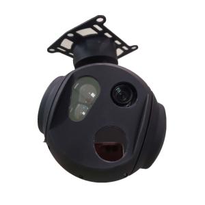 Quality Three-axis Uncooled FPA EO IR Thermal Camera Gimbal With IR+TV+LRF For Navigation, Positioning, Searching And Ranging for sale