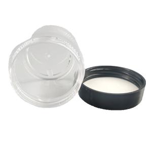 30ML Clear Plastic Eye SGS Cosmetic Cream Jar With Tip