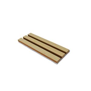 China Hot Seal Wood Slat Acoustic Panel  Aesthetics And Acoustic For Interior Wall on sale