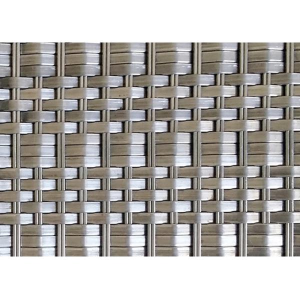 Buy SS316 Deco Metal Architectural Woven Wire Mesh Panels 1.5 X 2mm Warp Diameter at wholesale prices