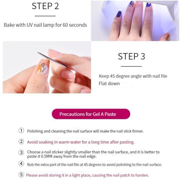 New Arrival Hot Selling Nail Strip New Design High Quality Nail Stickers/patches Factory Can Be Customized Wholesale